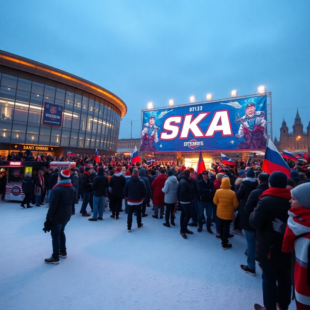 Фан-зона СКА: креативные баннеры, лучшие кричалки и традиции трибун