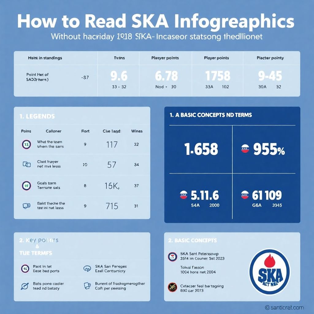 Инфографика сезона СКА: в цифрах и фактах выступление команды и игроков